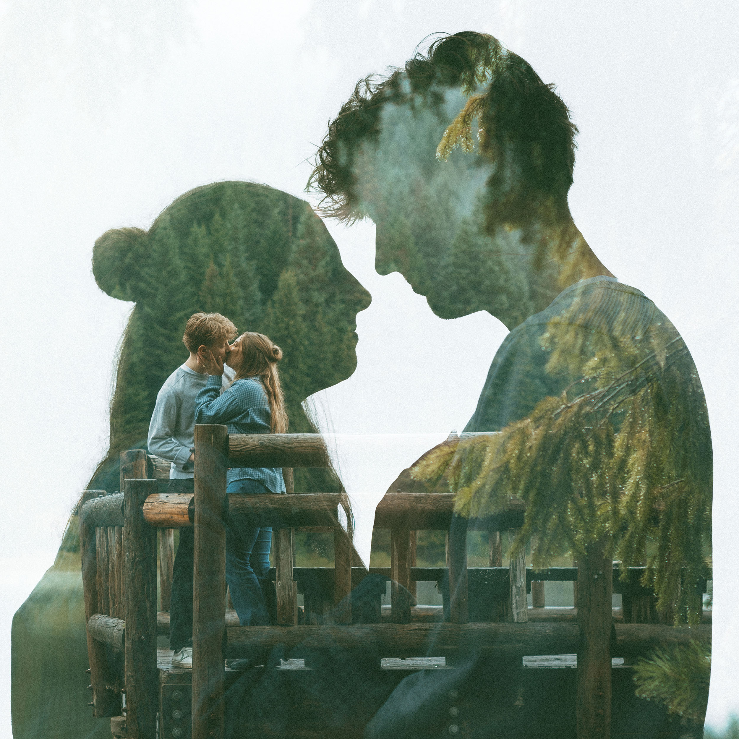 A Surprise Proposal at Trillium Lake: A Foggy Engagement Session on Mount Hood, Oregon